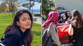 Portekizde Boğulan Ege Üniversitesi Öğrencisi Melek Öztürk Son Yolculuğuna Uğurlandı