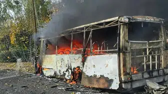 Kramatorsk'ta otobüs saldırısı : 30 kişi hayatını kaybetti, 18 kişi yaralandı !