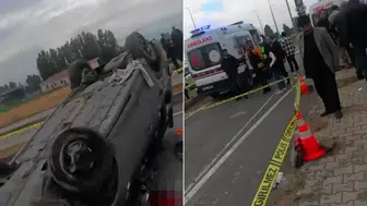 Muş Korkut ilçesinde trafik kazası: 1 ölü, 3 yaralı
