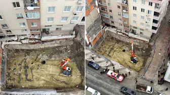 Bahçelievler'de İnşaat Kazısı Nedeniyle İki Apartman Boşaltıldı