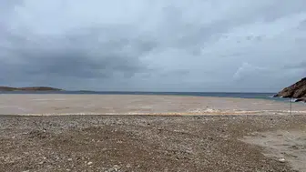 Datça'da Sağanak Sonrası Denizin Rengi Değişti