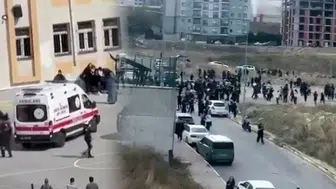 Esenyurt'taki bir lisede öğrenciler arasında kavga çıktı
