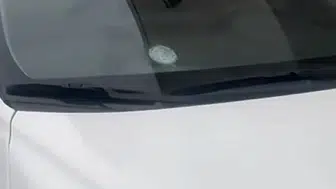 Mardin'in Kızıltepe İlçesinde Park Halindeki Otomobile Yorgun Mermi İsabet Etti