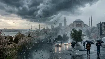 İstanbul'da Hava Sıcaklıkları 10 Derece Birden Düşüyor: Fırtına ve Çamur Yağışı Uyarısı