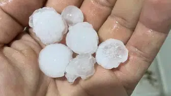 Adana'da Erik Büyüklüğünde Dolu Yağışı Sürücülere Zor Anlar Yaşattı