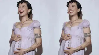 Melike Şahin’in hamilelik pozları sosyal medyayı salladı