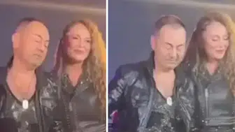 Serdar Ortaç ayağa kalkmakta zorlandı