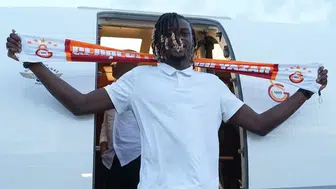 Galatasaray'ın yeni transferi Lesley Ugochukwu İstanbul'a geldi