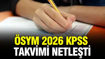2026 KPSS başvuru tarihleri ne zaman? Sınav takvimi yayınlandı