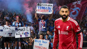 Trabzonspor taraftarından Salah tezahüratı!
