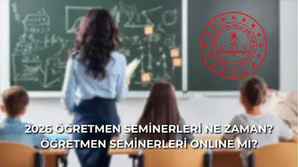 Öğretmen seminerleri çevrimiçi mi olacak? Milli Eğitim Bakanı Yusuf Tekin'den açıklamalar