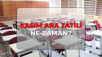 2026-2027 Eğitim öğretim yılı Kasım ara tatili ne zaman gerçekleşecek?