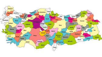 Türkiye’nin en büyük ve en küçük illeri sıralandı