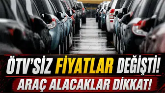 ÖTV'siz araba fiyatları ne durumda ve hangi modeller öne çıkıyor?