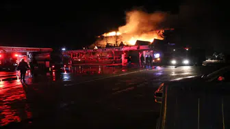 Trabzon Çukurçayır'daki restoran yangını söndürüldü