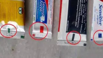 Diş macunlarının arkasındaki renkli çizgiler meğer o anlama geliyormuş!