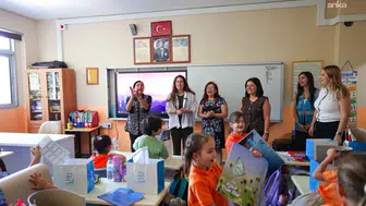 Çeşme Belediyesi'nden ilkokulluları sürpriz