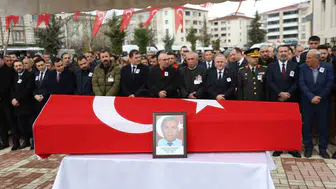 Elazığ'da şehit tankçı uzman çavuş Coşkun Sevim için resmi tören düzenlendi