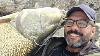 Keban’da oltaya takılan balık görenleri şaşırttı: Tam 81 kilo