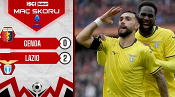 Lazio, Genoa deplasmanında 2-0 kazandı