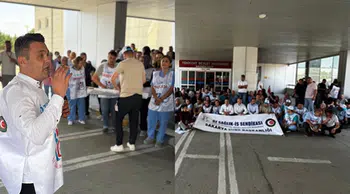 Sağlık işçilerinden İstanbul'da oturma eylemi!