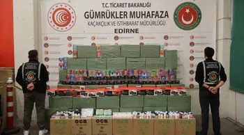 Kapıkule'de gümrük operasyonu : 33 milyon liralık kaçak eşya ele geçirildi