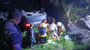 Şırnak Cizre'de otomobil şarampole yuvarlandı : 4 yaralı