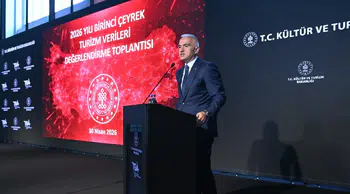 Bakan Ersoy, 2026 Yılı İlk Çeyrek Turizm Verileri'ni açıkladı