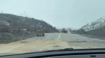 Hakkari - Van yolunda çökme meydana geldi