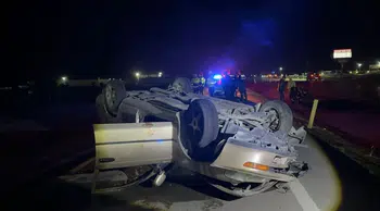 Aksaray'da otomobil beton mikserine çarptı : Sürücünün durumu ağır