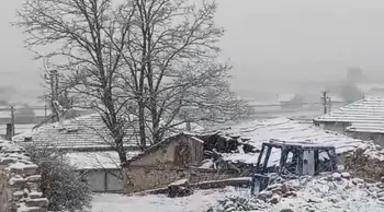 Eskişehir, mayıs ayında beyaza büründü