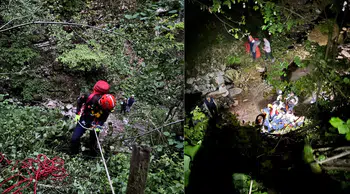 Sakarya'da yaşlı adam fındık bahçesinden uçuruma düştü, hayatını kaybetti