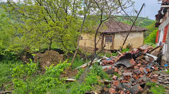 Tokat'ta heyelan : 2 ev tahliye edildi
