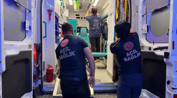 Adıyaman'da kaza : Motosiklet tarlaya yuvarlandı, 2 yaralı