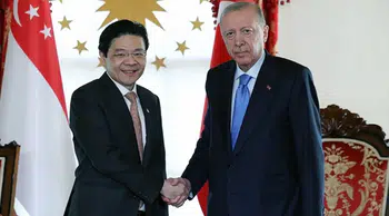 Cumhurbaşkanı Erdoğan, Singapur Başbakanı Lawrence Wong'u kabul etti