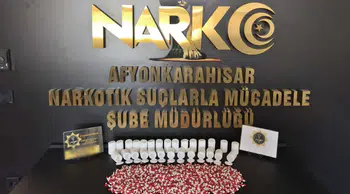 Afyonkarahisar'da bin 428 hap ele geçirildi