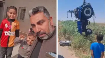 Şanlıurfa’da sulama kanalına devrilen traktörde 4 yaşındaki çocuk hayatını kaybetti