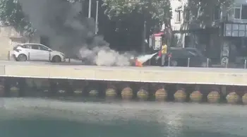 Sarıyer'de yer altı kablolarında çıkan yangın korkuttu