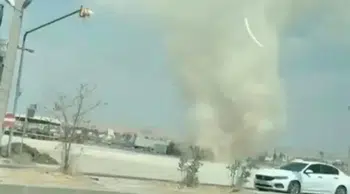 Mardin Nusaybin’de hortum çıktı : O anlar kameraya yansıdı