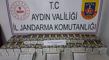 Aydın'da tünelde 20 bin doldurulmuş makaron yakalandı