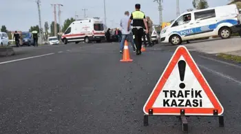 Adana Feke'de 3 araç arasında kaza : 2 yaralı