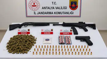 Antalya'da uyuşturucu operasyonu : 20 gözaltı