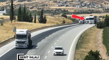 Gaziantep'te dron destekli denetimde 881 araca ceza yağdı