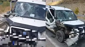 Hakkari Yüksekova'da kamyonet ile tır çarpıştı : 1 yaralı
