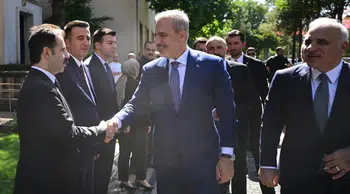 Bakan Fidan, Diyarbakır Valisi Zorluoğlu ile görüştü