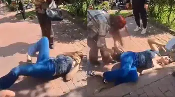 Sevda Demirel, yürüyüş yaptığı sırada bacağını kırdı