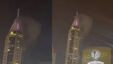 BAE'nin başkenti Dubai'deki bir gökdelende patlama meydana geldi