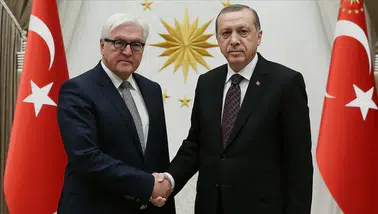 Cumhurbaşkanı Erdoğan, Almanya Cumhurbaşkanı Steinmeier ile görüştü