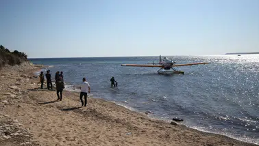 Çanakkale'de tarım arazisinde çıkan yangın söndürüldü