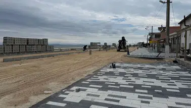Tekirdağ Eriklice sahili yenileniyor : 650 metrelik bisiklet yolu geliyor